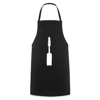 Wimperntusche Mascara Kosmetik Geschenk Kosmetiker - Kochschürze - Schwarz - Vorne - AI Model Male 185 dark (185cm)