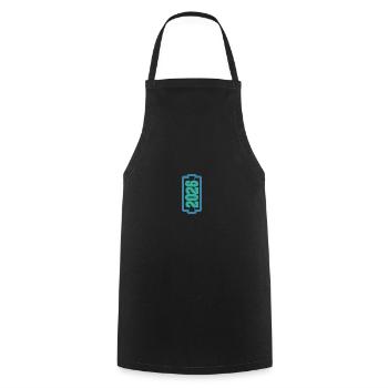 2026 - Cooking Apron - black - Front - AI Model Male 185 dark (185cm)
