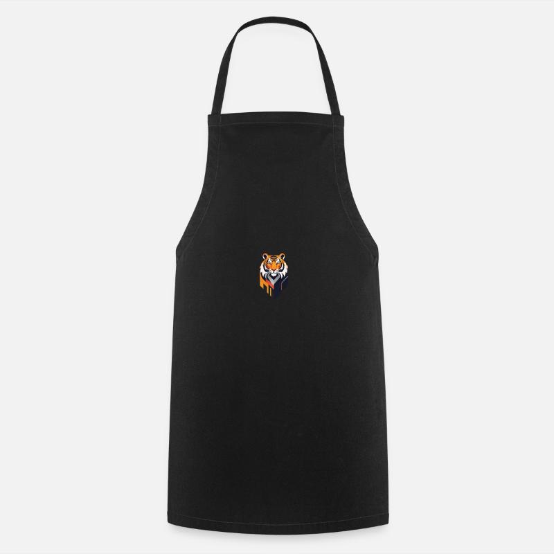 Tiger Logo - Cooking Apron - black