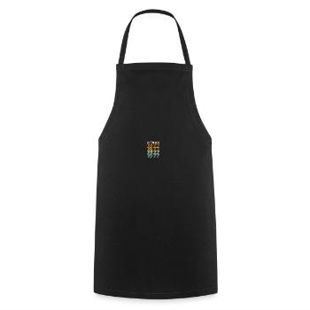 Vintage 1977 Anniversaire Année de naissance Rétro Vintage - Tablier de cuisine - noir - Devant - AI Model Male 185 dark (185cm)