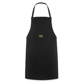 Okayest Author Writer Humor Literary - Kochschürze - Schwarz - Vorne - AI Model Male 185 dark (185cm)