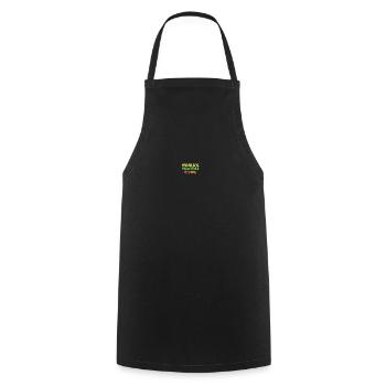 Funny Birthday Cook Culinary Chef - Cooking Apron - black - Front - AI Model Male 185 dark (185cm)