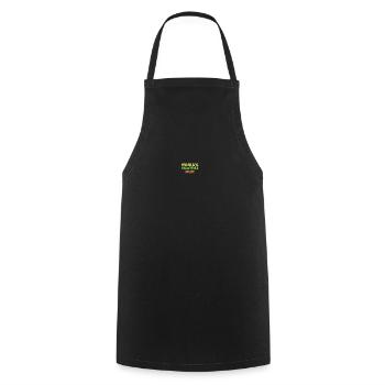 Drôle Poète Vers Littérature Humour drôle - Tablier de cuisine - noir - Devant - AI Model Male 185 dark (185cm)