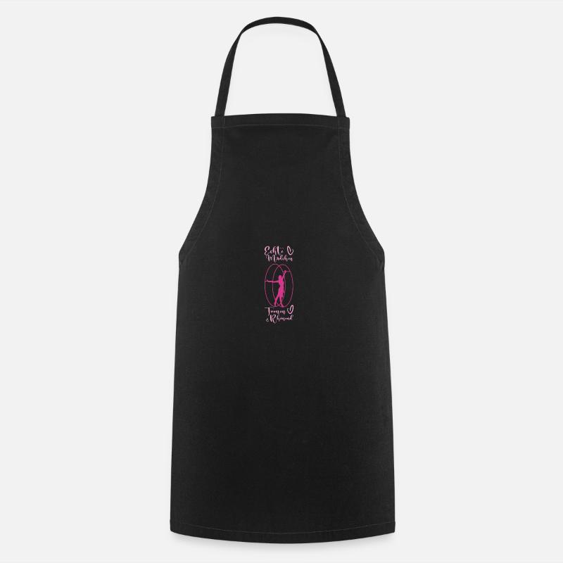 Rhönrad Turnen Sport Gymnastic Geschenk - Kochschürze - Schwarz