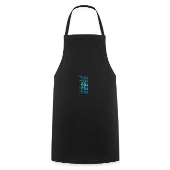 1994 - Cooking Apron - black - Front - AI Model Male 185 dark (185cm)