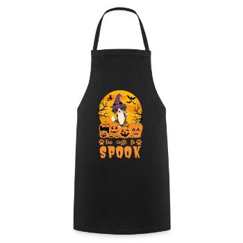 Cute Bernese Mountain Dog Halloween Costume Dog - Cooking Apron - black - Front - AI Model Male 185 dark (185cm)
