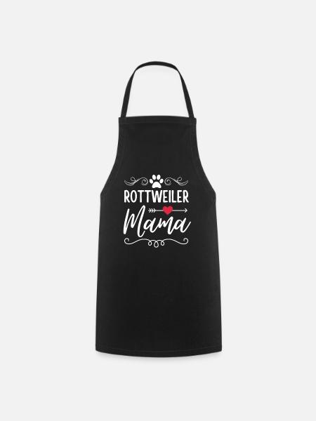 Rottweiler Mama Rottweiler Lovers - Cooking Apron - black