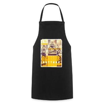 Bottrop Germany City Skyline Home Love - Cooking Apron - black - Front - AI Model Male 185 dark (185cm)