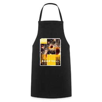 Basketteur Basketteur Dunking Sport Vintage - Tablier de cuisine - noir - Devant - AI Model Male 185 dark (185cm)