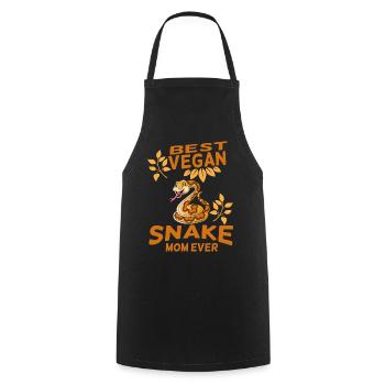 Snake - Cooking Apron - black - Front - AI Model Male 185 dark (185cm)