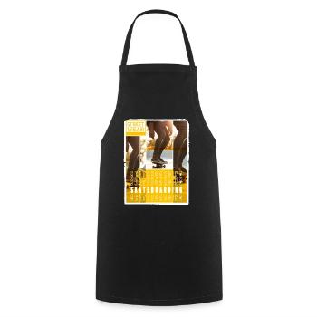 Skateboarding Skate Skater Skateboard Sk8 Vintage - Cooking Apron - black - Front - AI Model Male 185 dark (185cm)