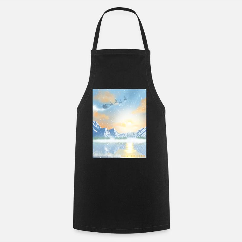 Chill christmas - Cooking Apron - black