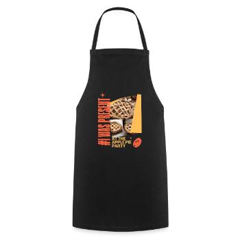 Apple Pie Day - Cooking Apron - black - Front - AI Model Male 185 dark (185cm)