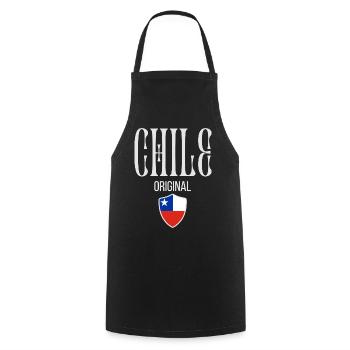 Originaire du Chili, né au Chili - Tablier de cuisine - noir - Devant - AI Model Male 185 dark (185cm)