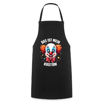 Carnival Clown Costume Carnival Carnival - Cooking Apron - black - Front - AI Model Male 185 dark (185cm)