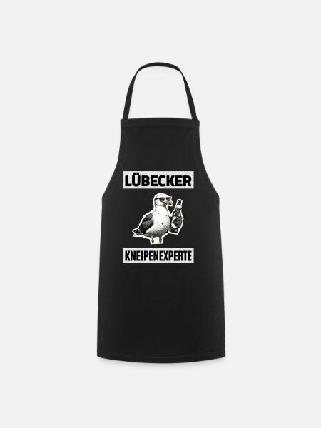 Lübecker Kneipen Experte - Kochschürze - Schwarz