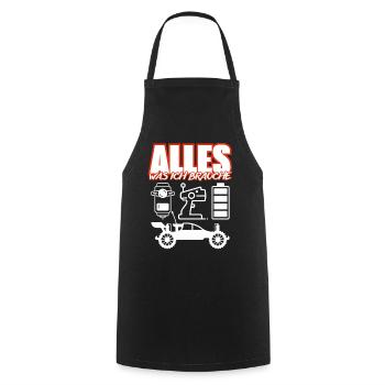 Alles Was Ich Brauche – RC Auto Basics - Kochschürze - Schwarz - Vorne - AI Model Male 185 dark (185cm)