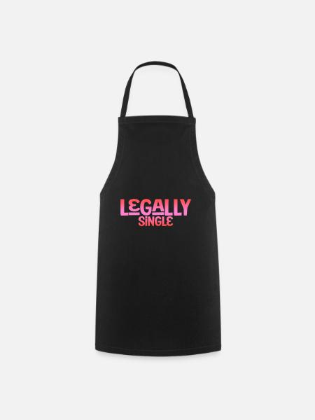 Legally Single 4 - Kochschürze - Schwarz