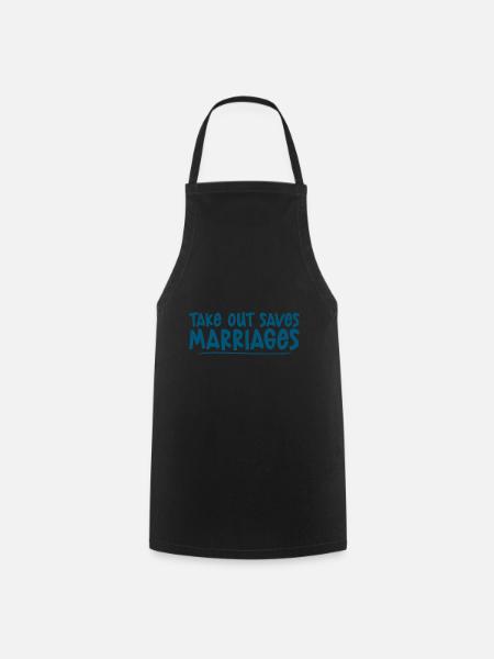Takeout Saves Marriages 4 - Kochschürze - Schwarz
