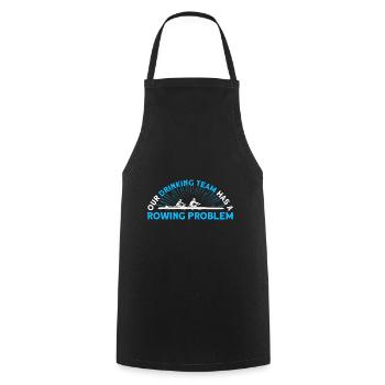 Rower Rowing Team Rowing Gift - Cooking Apron - black - Front - AI Model Male 185 dark (185cm)
