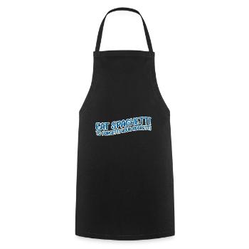 Eat Spaghetti To Forgetti Your Regretti 11 - Kochschürze - Schwarz - Vorne - AI Model Male 185 dark (185cm)
