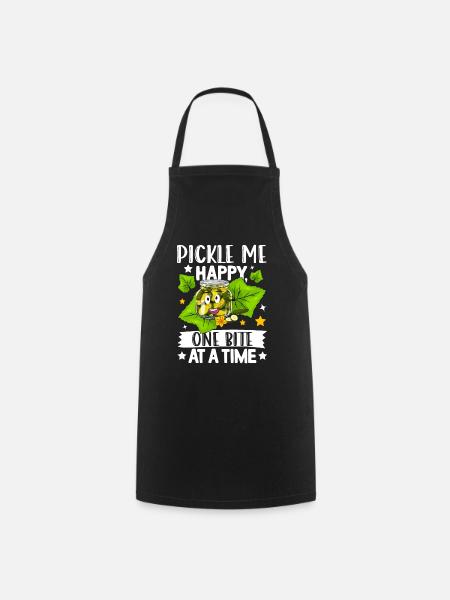 cornichons - cornichons cadeaux, cornichons tshirt - Tablier de cuisine - noir