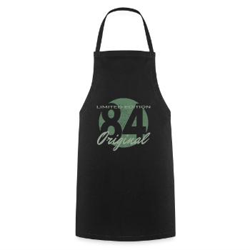 42nd Birthday Vintage 1984 42 Years Gift - Cooking Apron - black - Front - AI Model Male 185 dark (185cm)