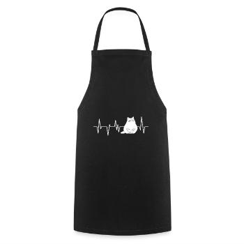 Chat Chat Chat - Tablier de cuisine - noir - Devant - AI Model Male 185 dark (185cm)