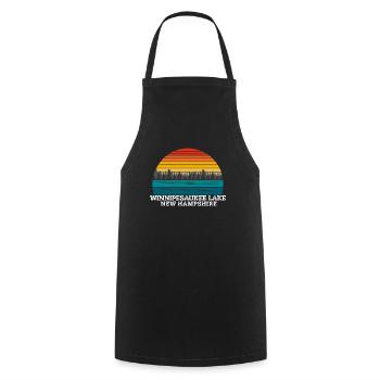 Winnipesaukee Lake New Hampshire - Cooking Apron - black - Front - AI Model Male 185 dark (185cm)
