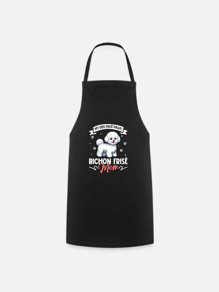 Bichon Frisé Mama - Kochschürze - Schwarz