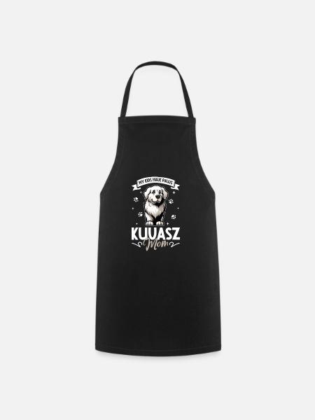 Kuvasz Mama - Kochschürze - Schwarz