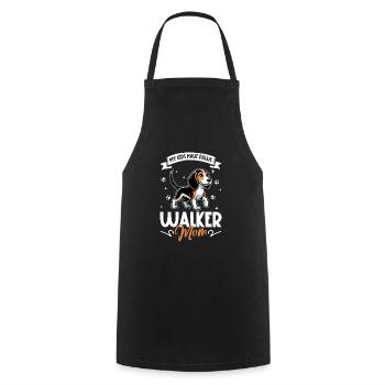 Treeing Walker Coonhound Mom - Cooking Apron - black - Front - AI Model Male 185 dark (185cm)