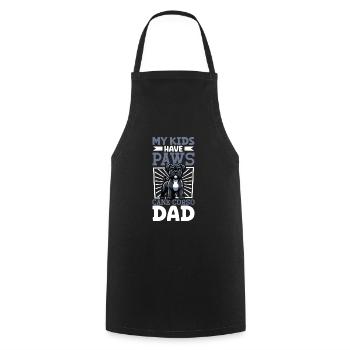 Cane Corso Papa - Cooking Apron - black - Front - AI Model Male 185 dark (185cm)