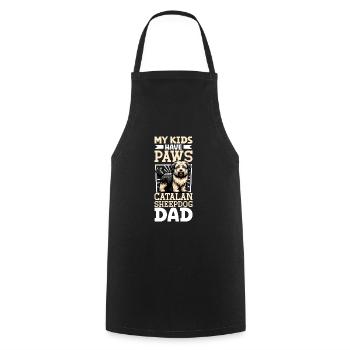 Gos d’Atura Català Papa - Kochschürze - Schwarz - Vorne - AI Model Male 185 dark (185cm)