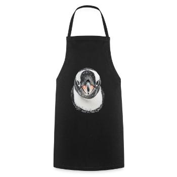 Pingouin - Tablier de cuisine - noir - Devant - AI Model Male 185 dark (185cm)