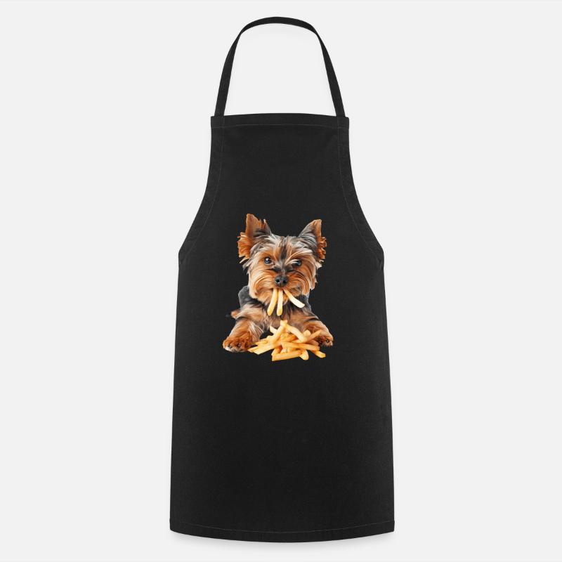 Yorkshire Terrier - Tablier de cuisine - noir