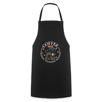 Café et arboriculture Tennessee Bringé - Tablier de cuisine - noir - Devant - AI Model Male 185 dark (185cm)