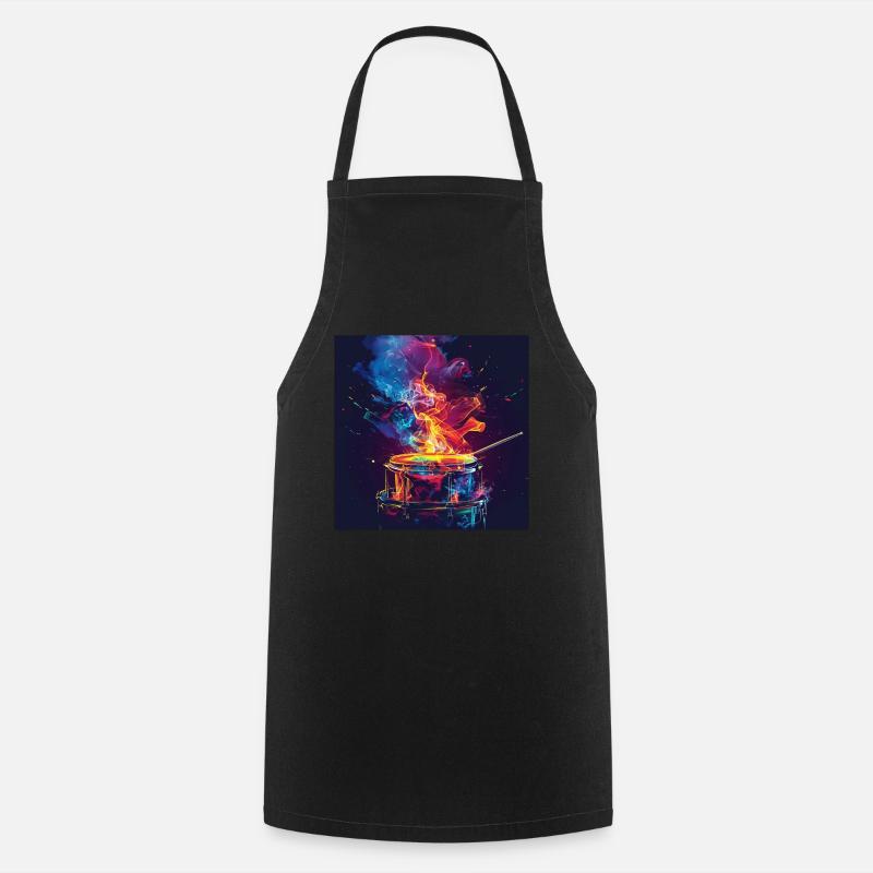 Percussion - Tablier de cuisine - noir