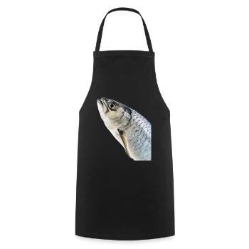 Tarpon - Kochschürze - Schwarz - Vorne - AI Model Male 185 dark (185cm)
