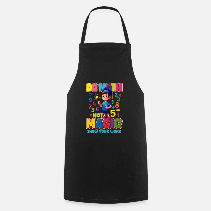 Mathématiques - Tablier de cuisine - noir