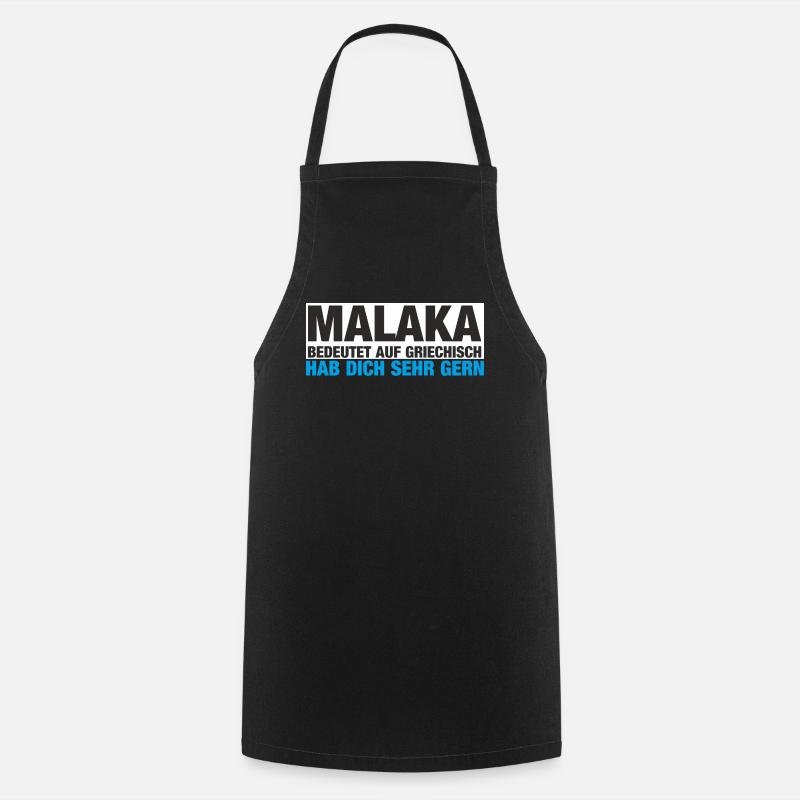 MALAKAS - Kochschürze - Schwarz