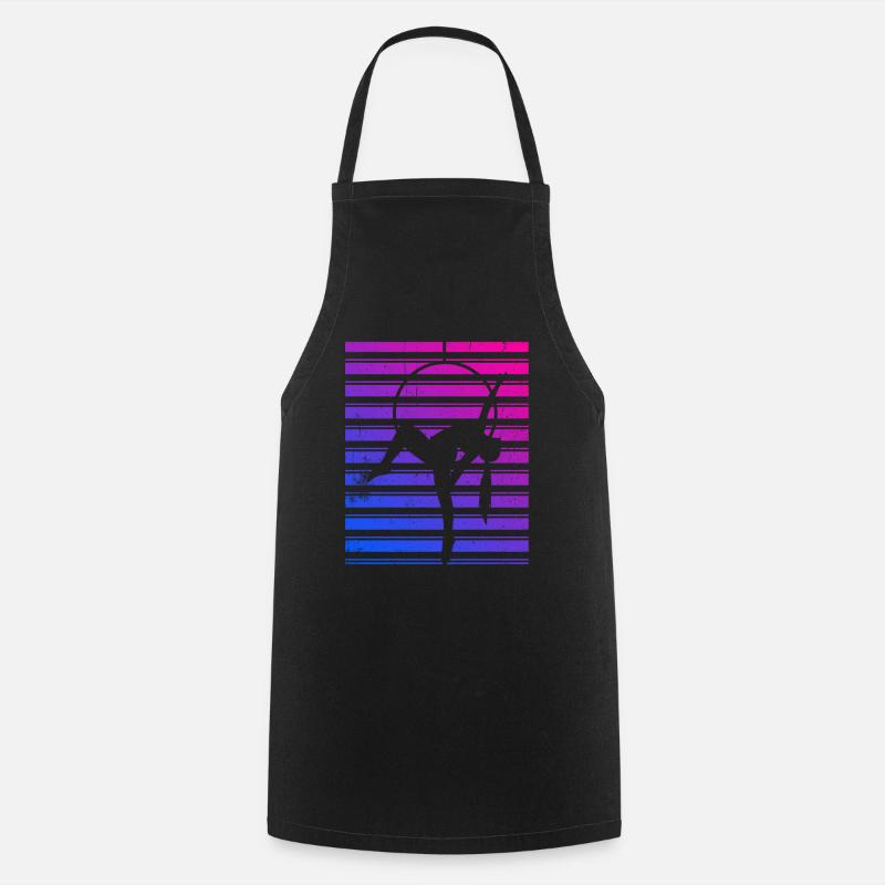 Aerial Hoop Dance - Cooking Apron - black