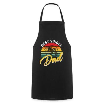 Best single father -. - Cooking Apron - black - Front - AI Model Male 185 dark (185cm)