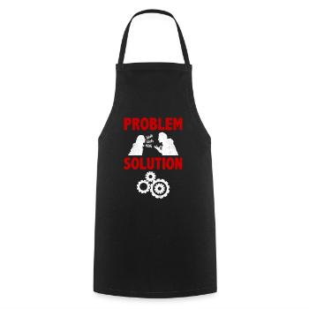 Solution au problème du collecteur de métaux de collecte de métaux - Tablier de cuisine - noir - Devant - AI Model Male 185 dark (185cm)