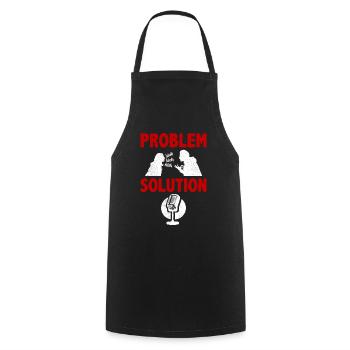 Podcasting Podcast Problem Solution Hobby - Tablier de cuisine - noir - Devant - AI Model Male 185 dark (185cm)