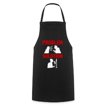Podcast Hébergement Podcaster Problème Solution Hobby - Tablier de cuisine - noir - Devant - AI Model Male 185 dark (185cm)