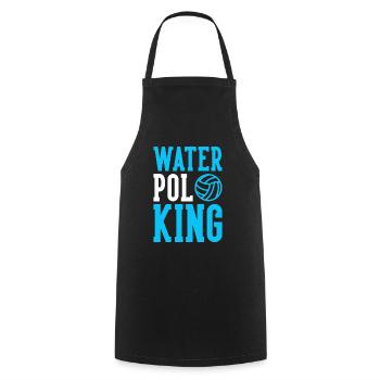 Water Polo King - Cooking Apron - black - Front - AI Model Male 185 dark (185cm)