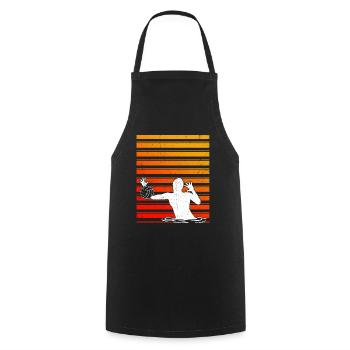 Sunset Water Polo - Cooking Apron - black - Front - AI Model Male 185 dark (185cm)