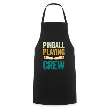 Pinball Machine Pinball Machine - Cooking Apron - black - Front - AI Model Male 185 dark (185cm)