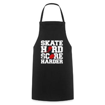 Eishockey Spruch für Eishockeyspieler - Kochschürze - Schwarz - Vorne - AI Model Male 185 dark (185cm)